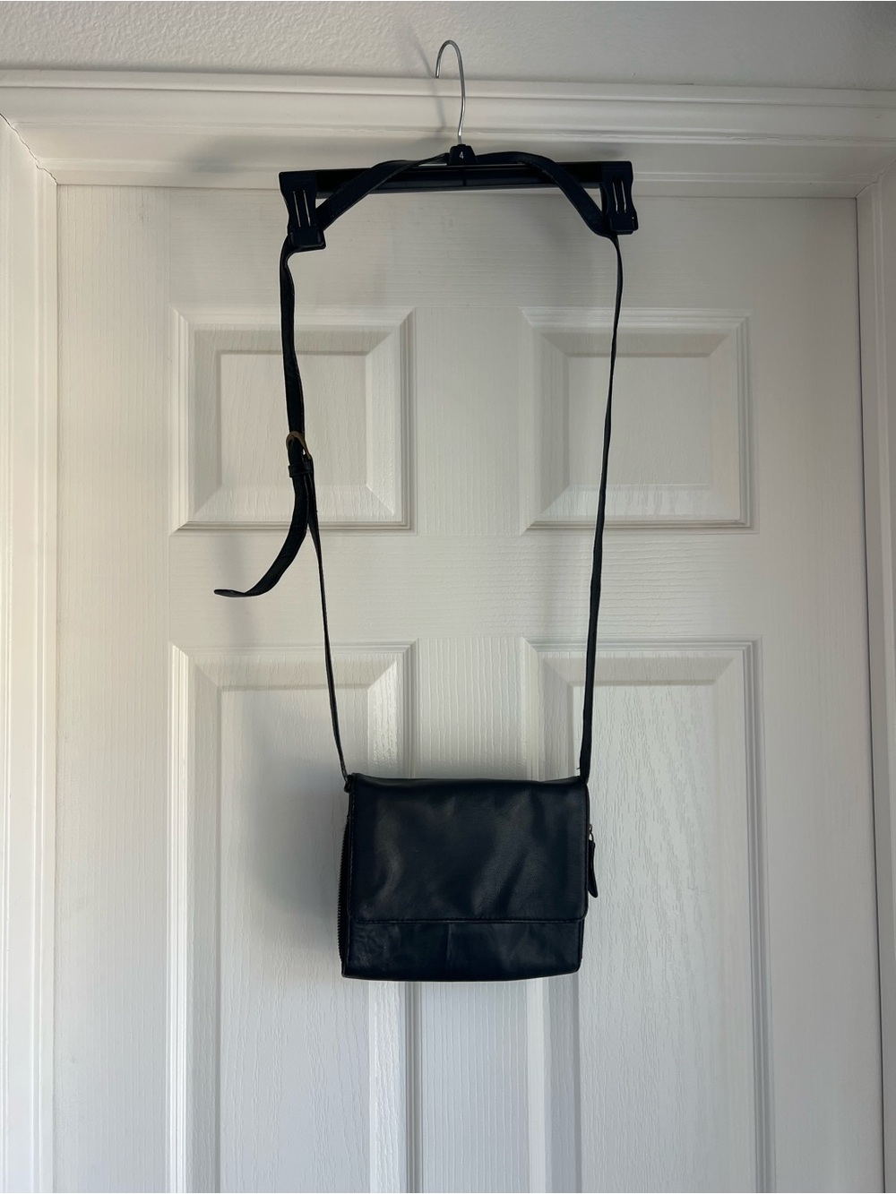 Rachel Zoe Black Leather Crossbody Bag